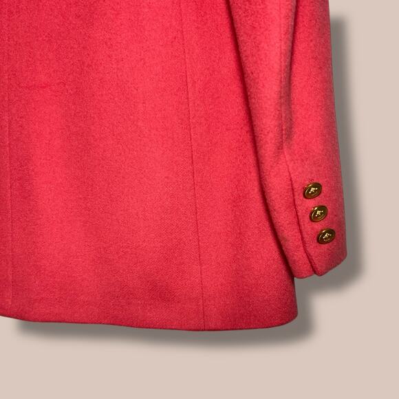 Pietrafesa for Studio 121 Size 10 Dusty Pink Camel Hair Blazer 3 Button Jacket - Picture 7 of 16